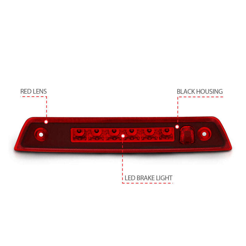 ANZO 531108 FITS 05-10 Jeep Grand Cherokee LED 3rd Brake LightRed