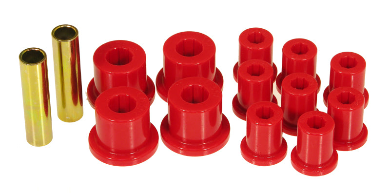 Prothane 1-1003 FITS 76-86 Jeep CJ5/CJ7 Rear Spring & Shackle BushingsRed