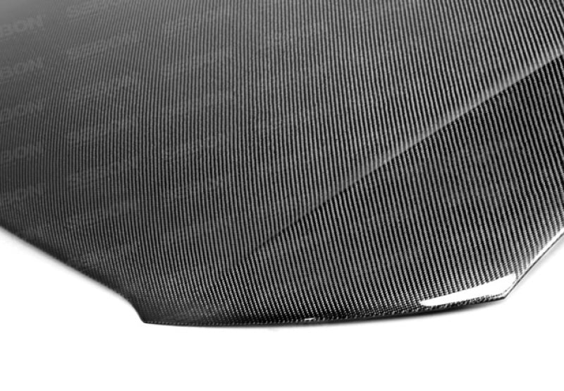 Seibon HD1213AUA4-OE FITS 13-15 Audi A4 OEM Carbon Fiber Hood (Hood Pins Required)