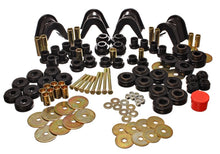 Load image into Gallery viewer, Energy Suspension 4.18105G FITS 66-77 Ford Bronco 4WD (w/ 4 Deg C-Bushings) Black Hyper-Flex Master Bushing Set