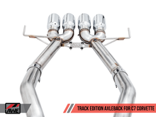Load image into Gallery viewer, AWE Tuning 3020-42073 FITS 14-19 Chevy Corvette C7 Z06/ZR1 (w/o AFM) Track Edition Axle-Back Exhaust w/Chrome Tips