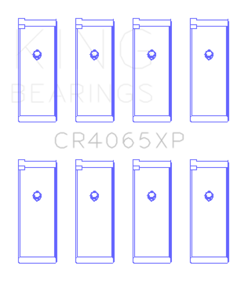 King Engine Bearings CR4065XP -  -Fits: Nissan KA-24DE (Size STD) Performance Rod Bearing Set