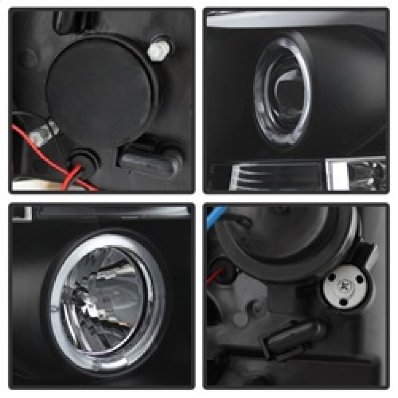 SPYDER 5009494 FITS 5009494 - Spyder Chevy Silverado 1500 07-13 Projector Headlights LED Halo LED Blk PRO-YD-CS07-HL-BK
