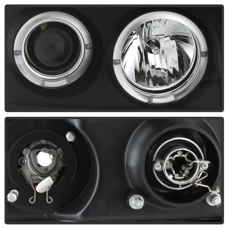 SPYDER 5010605 - Spyder GMC Sierra 1500/GMC Sierra Denali 08-13 Projector LED Halo- LED Blk PRO-YD-GS07-HL-BK