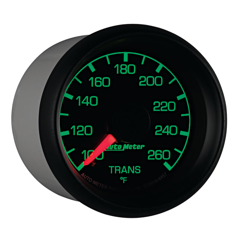 AutoMeter 8457 - Autometer Factory Match Ford 52.4mm Full Sweep Electronic 100-260 Deg F Transmission Temp Gauge