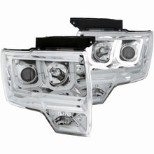 Load image into Gallery viewer, ANZO 111264 -  FITS: 2009-2014 Ford F-150 Projector Headlights w/ U-Bar Chrome