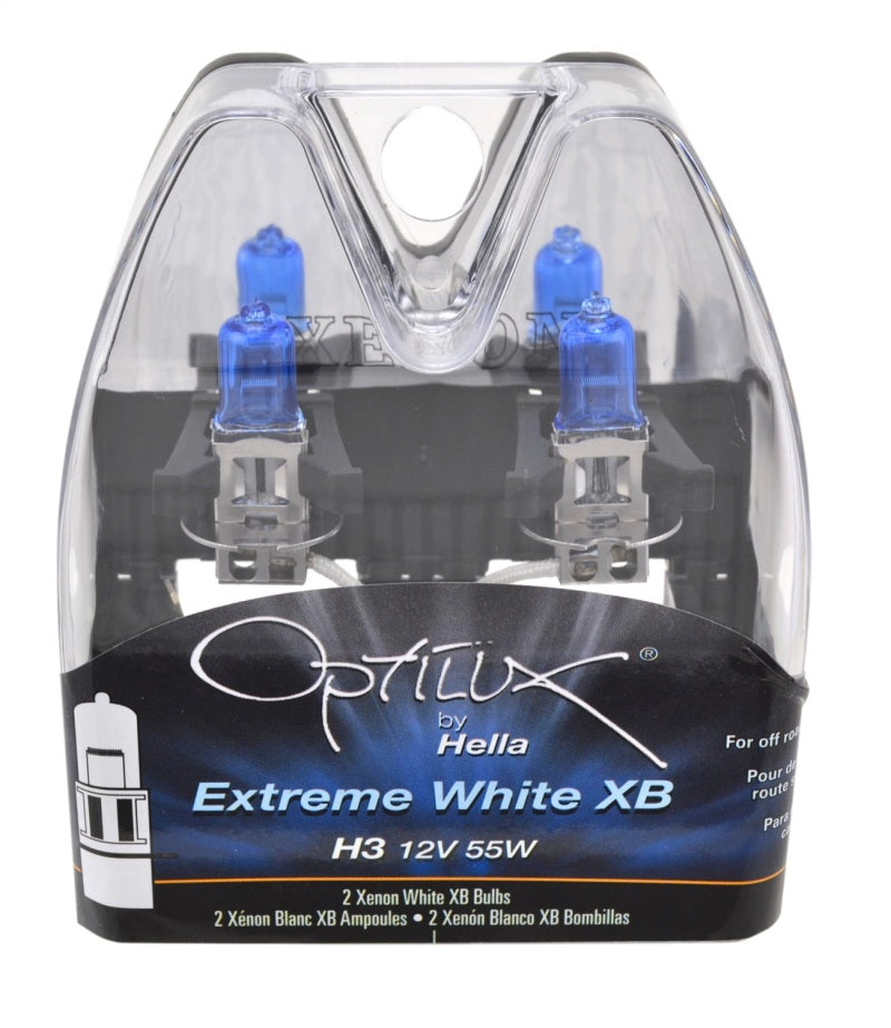 Hella H71071312 - H3 12V 55W Xen White XB Bulb (Pair)