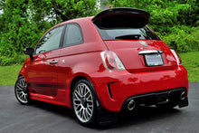 Load image into Gallery viewer, Rally Armor MF25-UR-BLK/RD FITS: 12+ Fiat 500 (Pop/Sport/Lounge/Abarth) Black Mud Flap w/ Red Logo