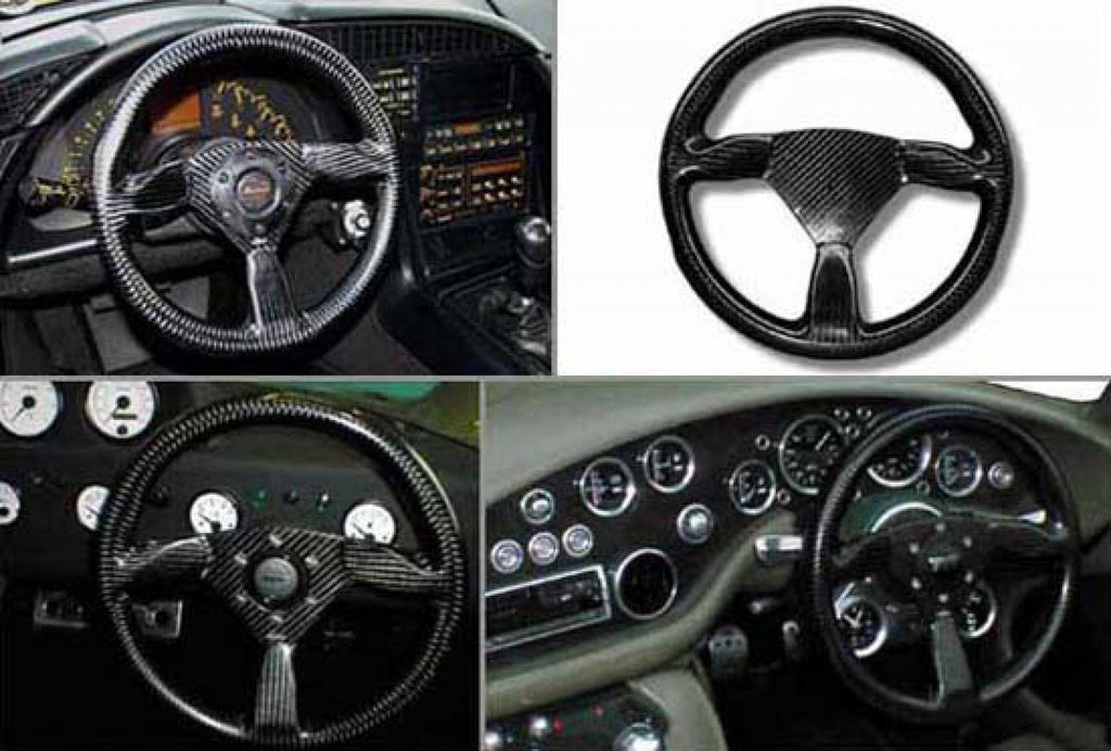 Reverie Eclipse 315 Carbon Steering Wheel - MOMO/Sparco/OMP Drilled, Untrimmed