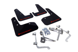 Rally Armor MF19-UR-BLK/RD FITS: 11+ STI/WRX Sedan Only UR Black Mud Flap w/ Red Logo