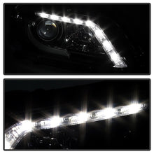 Load image into Gallery viewer, SPYDER 5080530 - Spyder Honda Accord 2013-2015 4DR Projector Headlights Light Bar DRL Black PRO-YD-HA13-LBDRL-BK