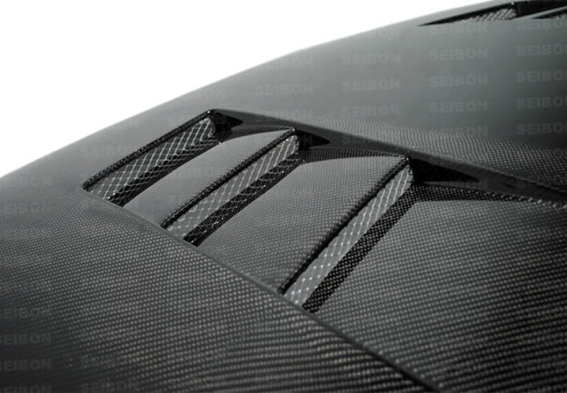 Seibon HD9295HDCV2D-TS FITS 92-95 Honda Civic 2DR/3DR TS-Style Carbon Fiber Hood