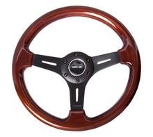 Load image into Gallery viewer, NRG ST-015-1BK - Classic Wood Grain Steering Wheel (330mm) Wood Grain w/Matte Black 3-Spoke Center