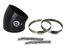Load image into Gallery viewer, aFe 59-00122 FITS MagnumFORCE Air Intake System Spare Parts Kit 3-1/2in ID x 30 Deg. Silicone Elbow Coupler -Black