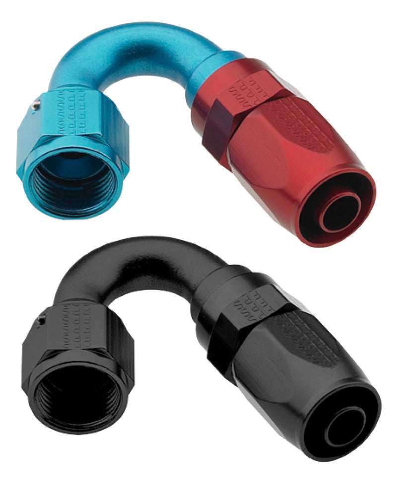 Fragola 231510-BL - -10AN x 150 Degree Pro-Flow Hose End Black