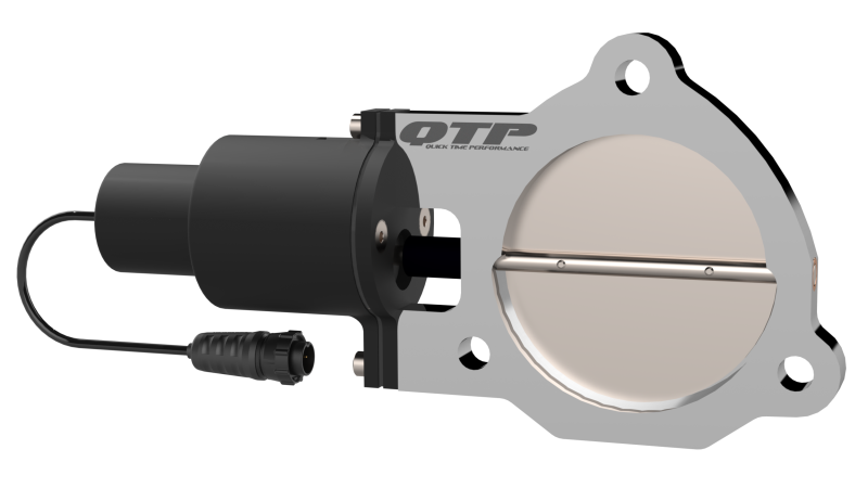 QTP QTEC35 FITS 3.5in Bolt-On QTEC Electric Cutout ValveSingle