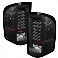 Load image into Gallery viewer, SPYDER 5073716 - Xtune Chevy Silverado 07-13 LED Tail Lights Black ALT-JH-CS07-LED-BK