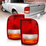 ANZO 311310 FITS 1993-1997 Ford Ranger Tail Light Red/Cear (OE)