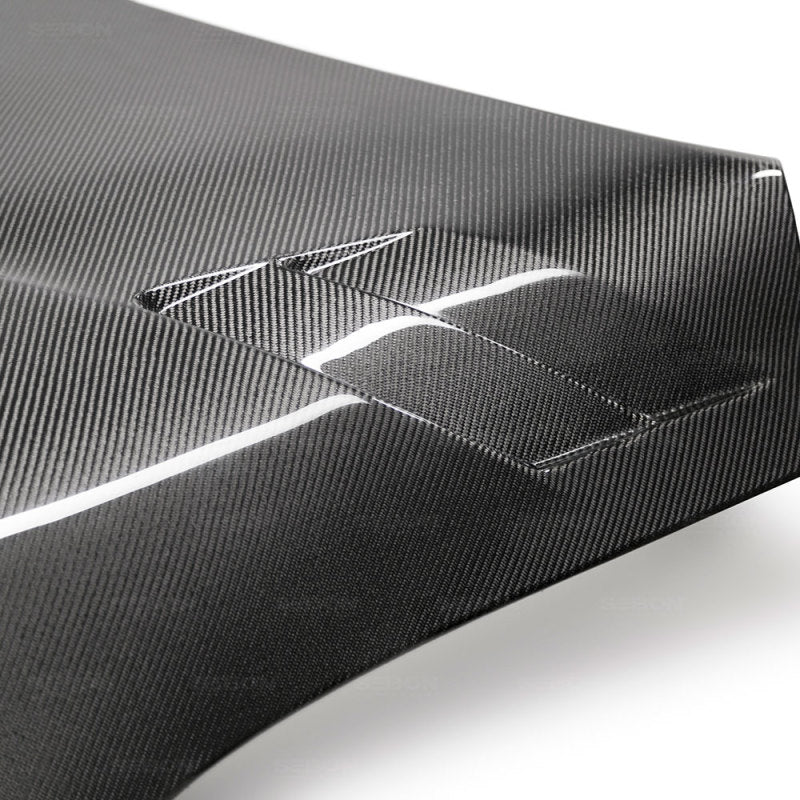 Seibon HD20TYSUP-TSII-DS FITS 2020 Toyota GR Supra TSII-Style Double-Sided Carbon Fiber Hood