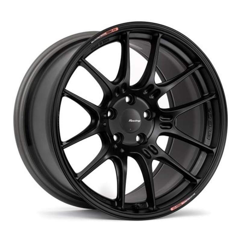 Enkei 534-910-4440BK - GTC02 19x10 5x112 40mm Offset 66.5mm Bore Matte Black Wheel