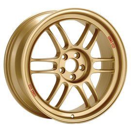 Enkei 3797806545GG - RPF1 17x8 5x114.3 45mm Offset 73mm Bore Gold Wheel 05-07 STI/06-10 Civic Si