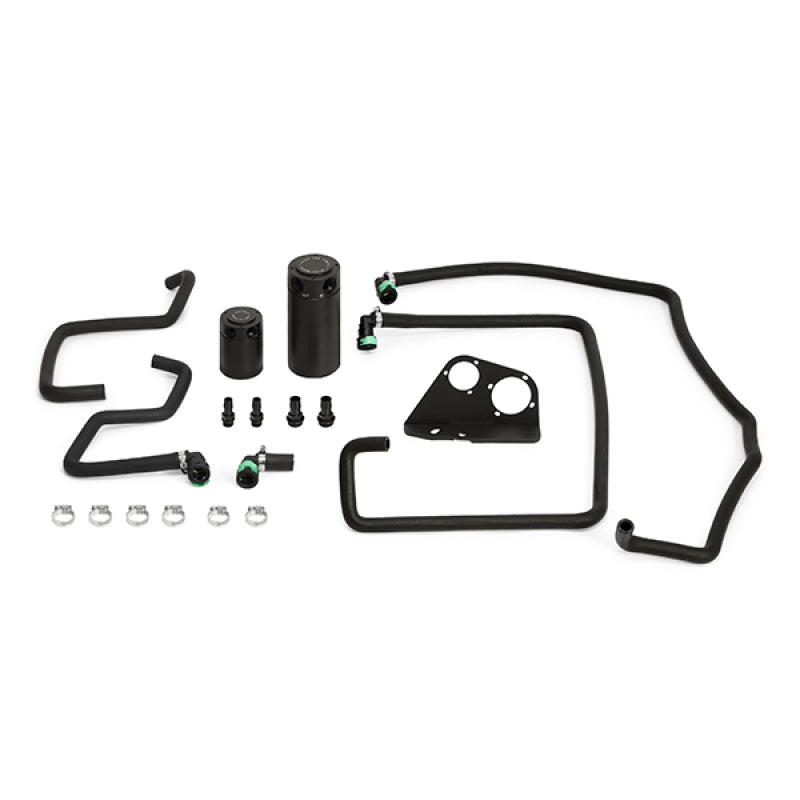 Mishimoto MMBCC-F35T-15SBE FITS 15-16 Ford F-150 EcoBoost 3.5L Baffled Oil Catch Can KitBlack