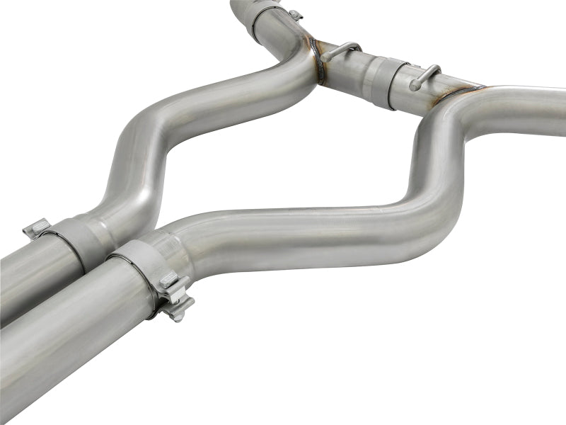aFe 49-36448-B FITS 20-22 Audi RS6 Avant V8 4L (tt) MACH Force-Xp 3in to 2.5in 304 SS Cat-Back Exhaust w/ Black Tip