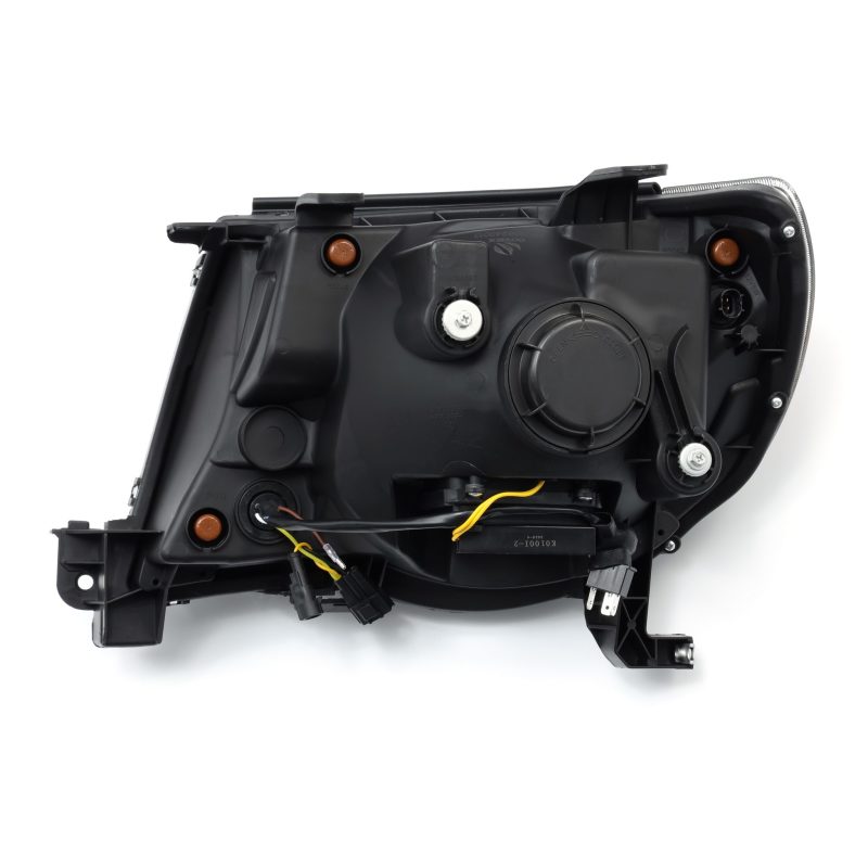 AlphaRex 880741 FITS 05-11 Toyota Tacoma LUXX LED Projector Headlights Plank Style Black w/Activ Light and DRL