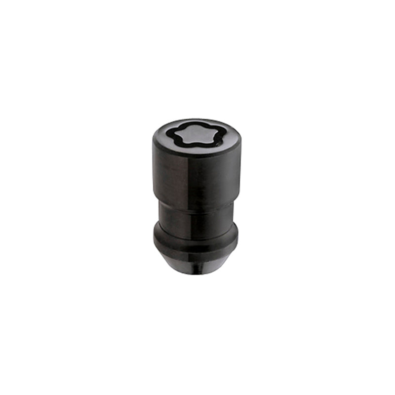 McGard Wheel Lock Nut Set - 5pk. (Cone Seat) 1/2-20 / 3/4 &13/16 Dual Hex / 1.46in. Length - Black