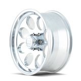 ION Wheels 171-7983P - ION Type 171 17x9 / 6x139.7 BP / 0mm Offset / 106mm Hub Polished Wheel