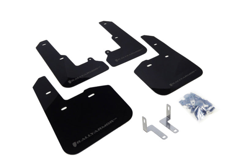 Rally Armor MF34-UR-BLK/GRY FITS: 2015 Subaru Legacy UR Black Mud Flap w/ Grey Logo