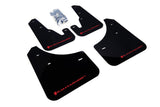 Rally Armor MF9-UR-BLK/RD FITS: 2004-2009 Mazda3/Speed 3 UR Black Mud Flap w/ Red Logo