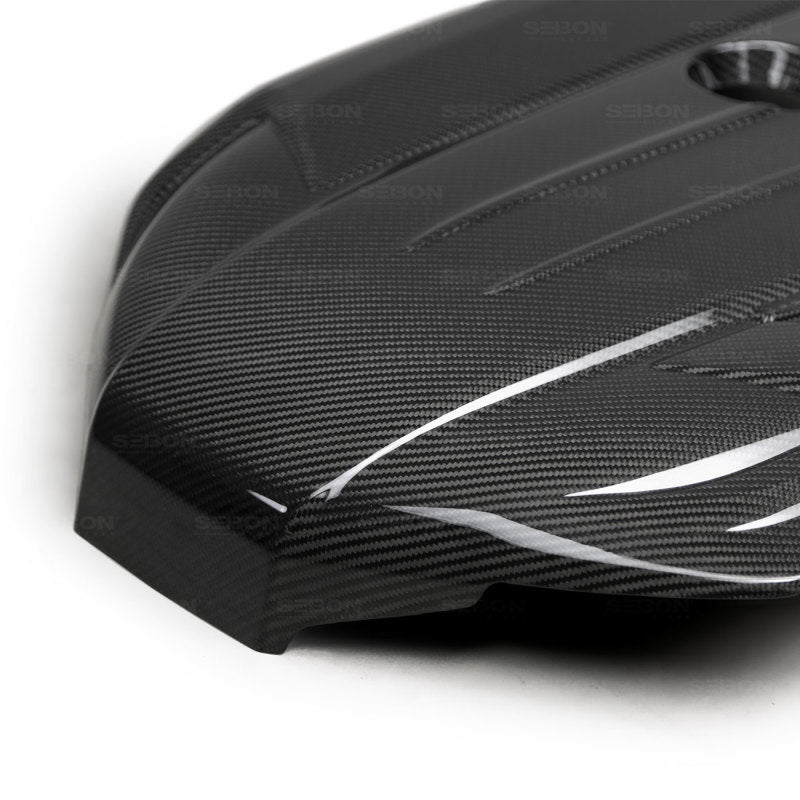 Seibon EC20TYSUP FITS 2020+ Toyota Supra (A90) Carbon Fiber Engine Cover