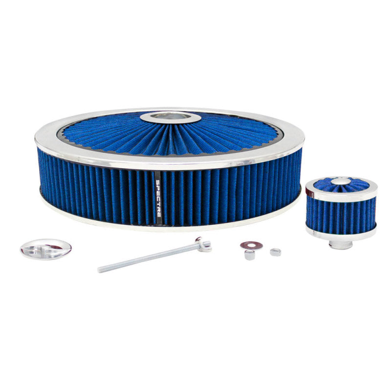 Spectre 847626 - ExtraFlow Filter Custom Assembly Value Pack 14in. x 3in.Blue