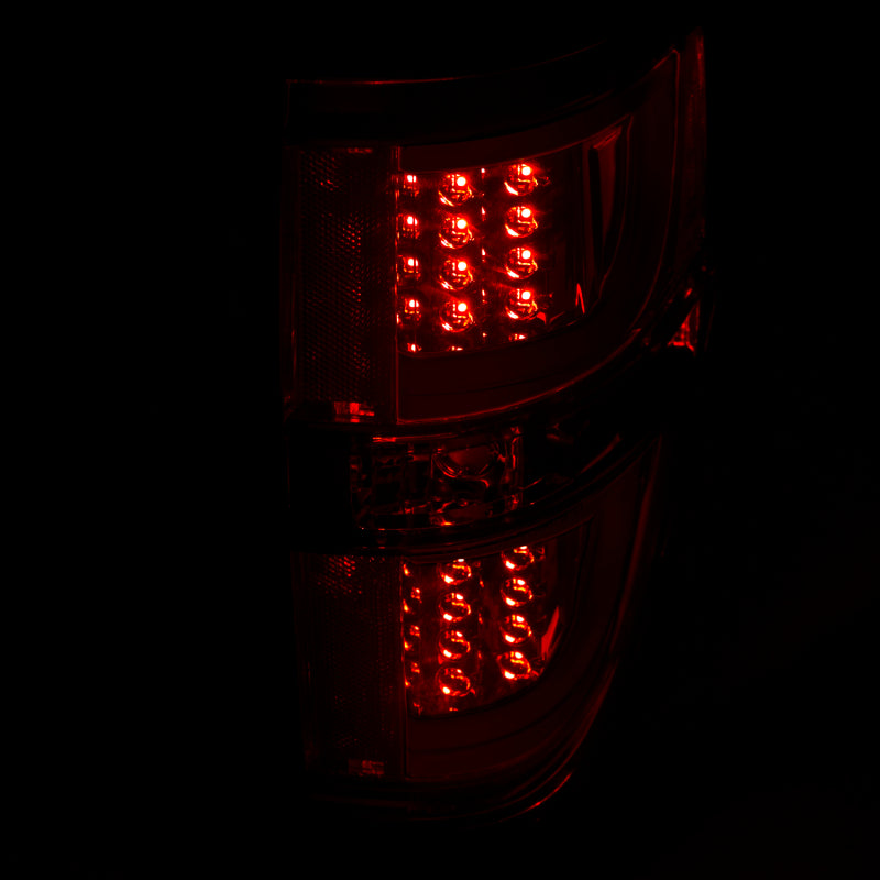 ANZO - [product_sku] - ANZO 2009-2013 Ford F-150 LED Taillights Chrome - Fastmodz