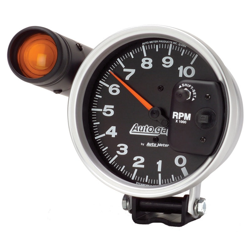 AutoMeter 233904 - Autometer 5 inch 10,000 RPM Monster Shift Lite Pedestal Tachometer