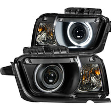 Load image into Gallery viewer, ANZO 121312 FITS: 2010-2013 Chevrolet Camaro Projector Headlights w/ Halo Black (CCFL)