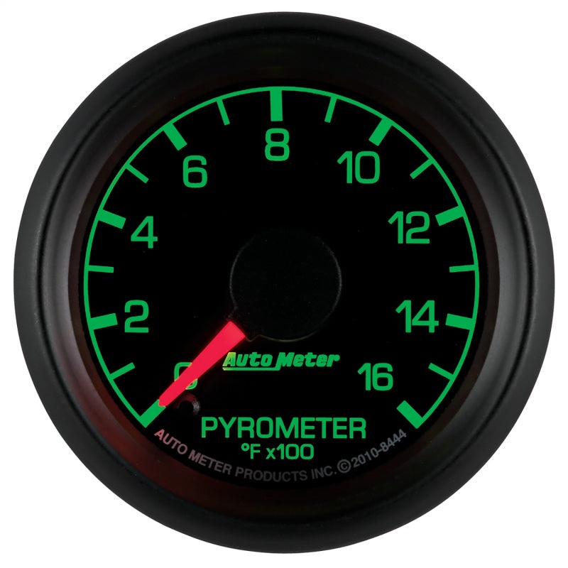 AutoMeter 8444 - Autometer Factory Match Ford 52.4mm Full Sweep Electronic 0-1600 Deg F EGT/Pyrometer Gauge