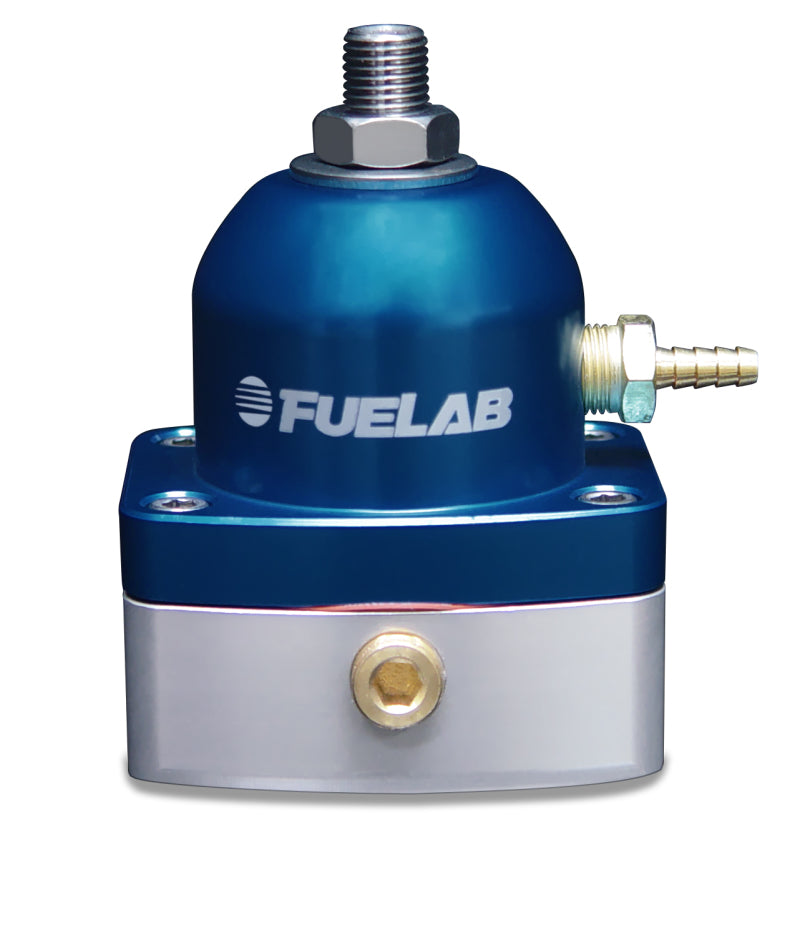 Fuelab 51502-3 - 515 EFI Adjustable FPR 25-90 PSI (2) -6AN In (1) -6AN Return Blue