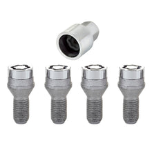 Load image into Gallery viewer, McGard 27216 FITS Wheel Lock Bolt Set - 4pk. (Cone Seat) M12X1.25 / 17mm Hex / 22.0mm Shank Length - Chrome