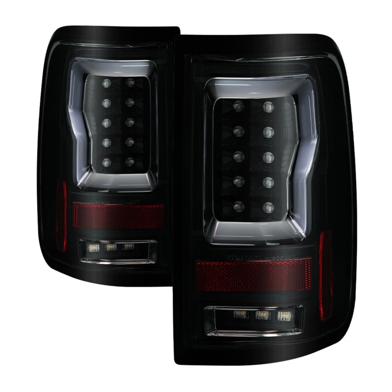 SPYDER 5084187 - Spyder Ford F150 04-08 Styleside Tail Light V2LEDBlack Smoke ALT-YD-FF15004V2-LBLED-BSM