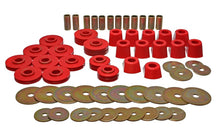 Load image into Gallery viewer, Energy Suspension 3.4110R FITS 67-95 K5 Blazer /  67-70 Denali XL/Suburban/Yukon XL 4WD Red Body (Cab) Mount Set