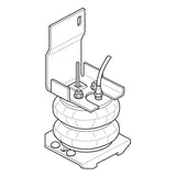 Firestone 2061 FITS 2061 - Ride-Rite Air Helper Spring Kit Rear 92-16 Ford E350 Cutaway (W21760)