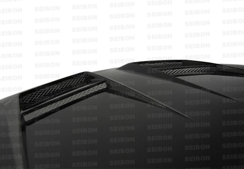 Seibon HD1011VWGTIB-DV FITS 10-11 VW Golf GTI 5K/MK6 DV Carbon Fiber Hood w/ Shaved Emblem