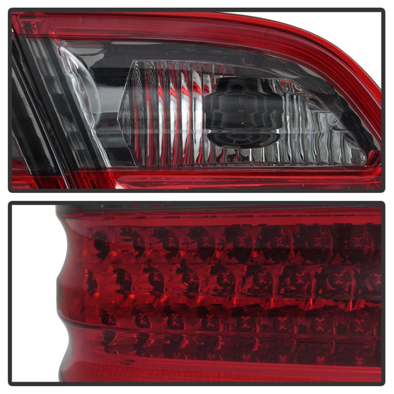 SPYDER 5020659 - Xtune Mercedes Benz W210 E-Class 96-02 LED Tail Lights Red Smoke ALT-CL-MBW210-LED-RSM