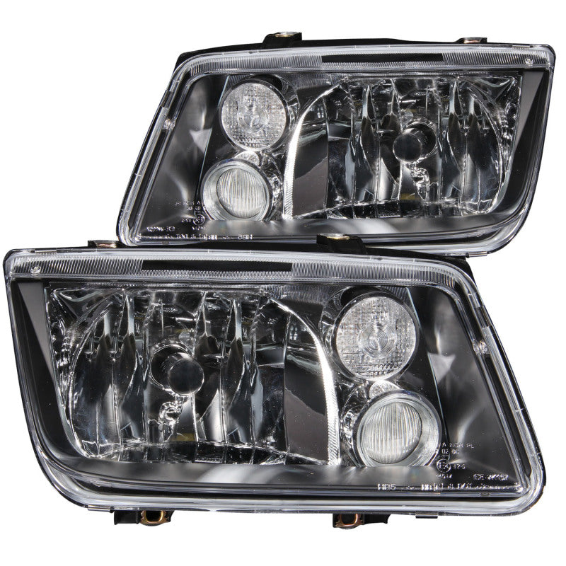 ANZO 121169 FITS: 1999-2005 Volkswagen Jetta Crystal Headlights Black w/o Bulbs