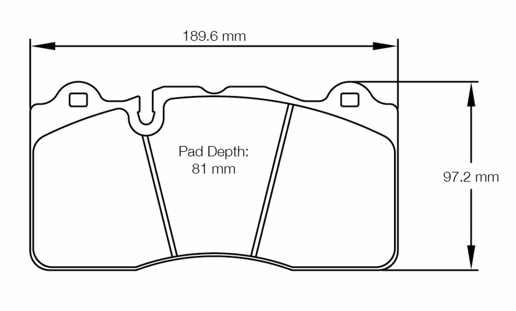 Pagid Racing 8253 RSL19 Compound Brake Pads