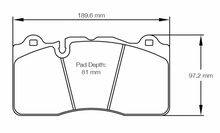 Load image into Gallery viewer, Pagid Racing 8253 RSL19 Compound Brake Pads