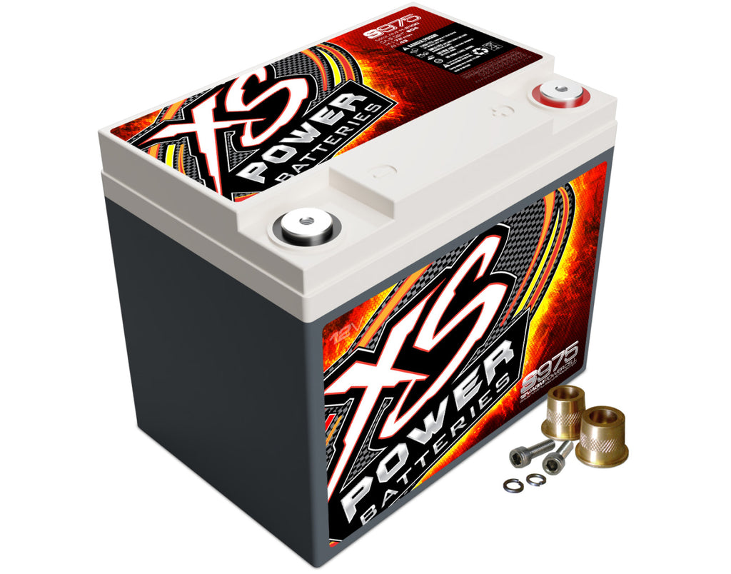 XS Power Batteries 12V AGM S Series Batteries - Automotive Terminals Included 2100 Max Amps