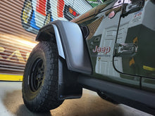 Load image into Gallery viewer, Rally Armor MF104-BLK-GRY FITS: FITS 19-23 Jeep JT Gladiator Mojave/Rubicon Black Mud Flap w/ Grey Logo